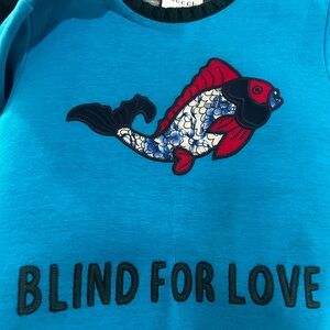 Gucci Kids Teal Fish Graphic Tee